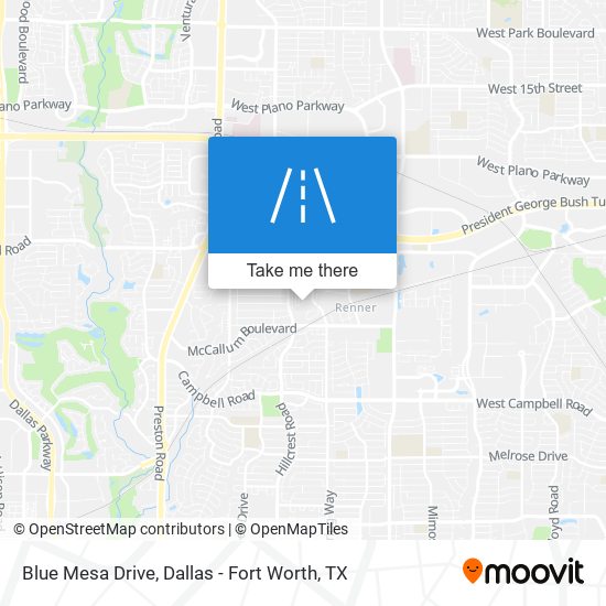 Mapa de Blue Mesa Drive