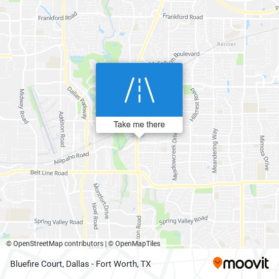 Bluefire Court map