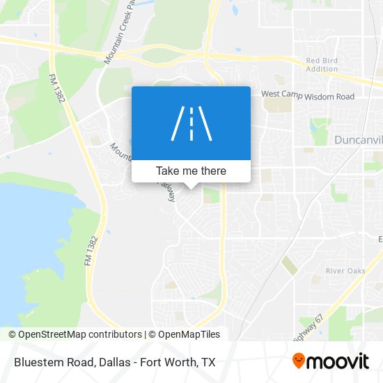Mapa de Bluestem Road