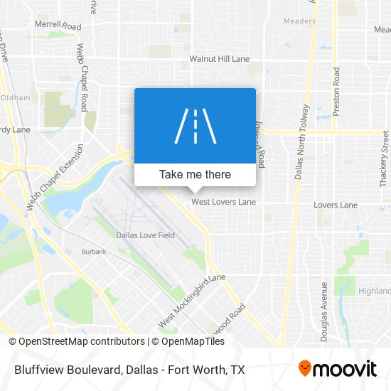 Mapa de Bluffview Boulevard