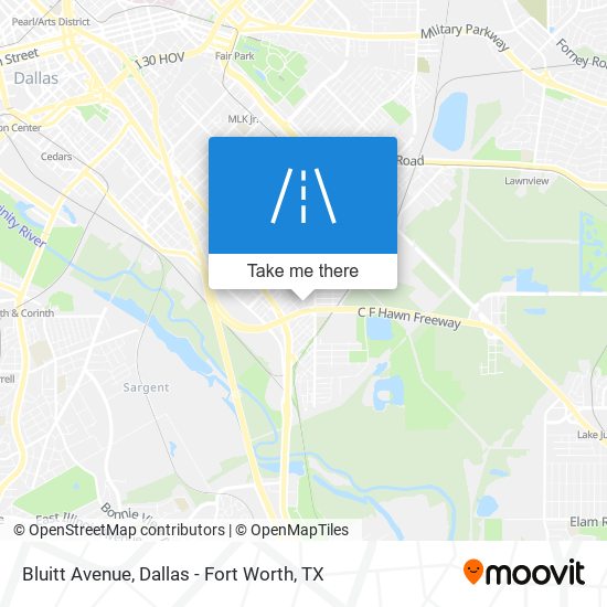 Bluitt Avenue map