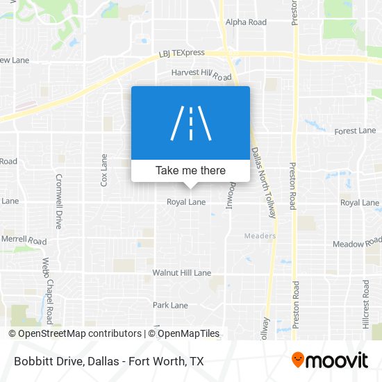Mapa de Bobbitt Drive