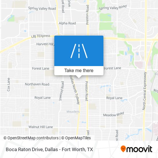 Boca Raton Drive map