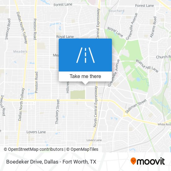 Boedeker Drive map