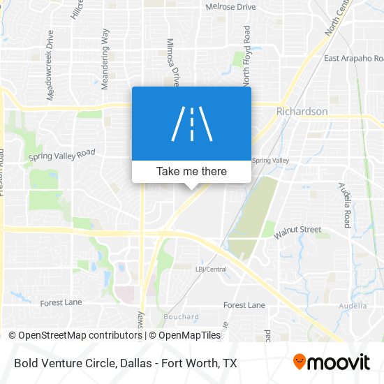 Mapa de Bold Venture Circle