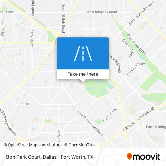Mapa de Bon Park Court