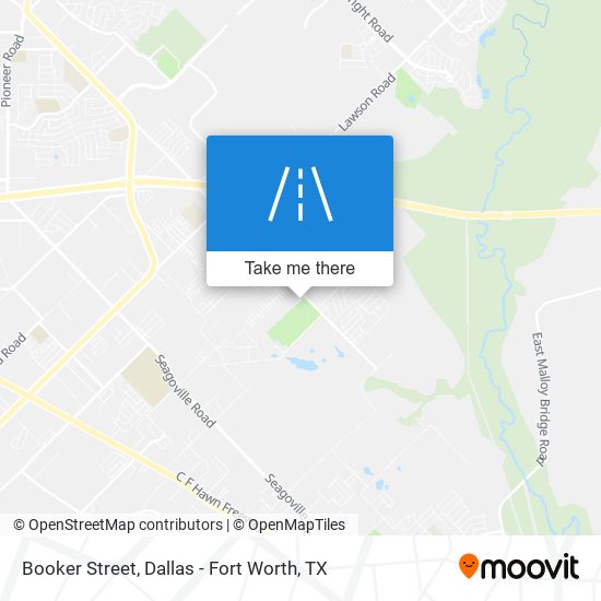 Mapa de Booker Street