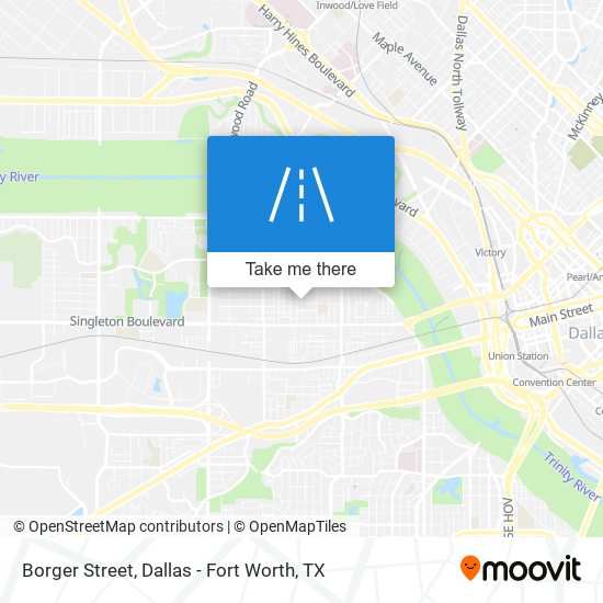 Borger Street map