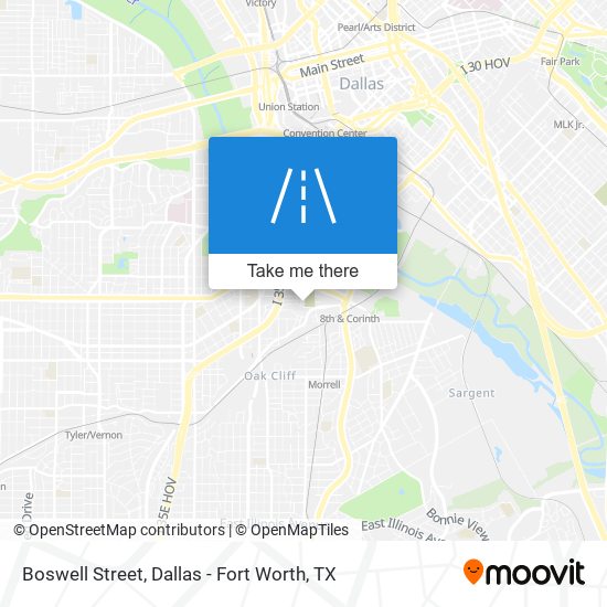 Boswell Street map