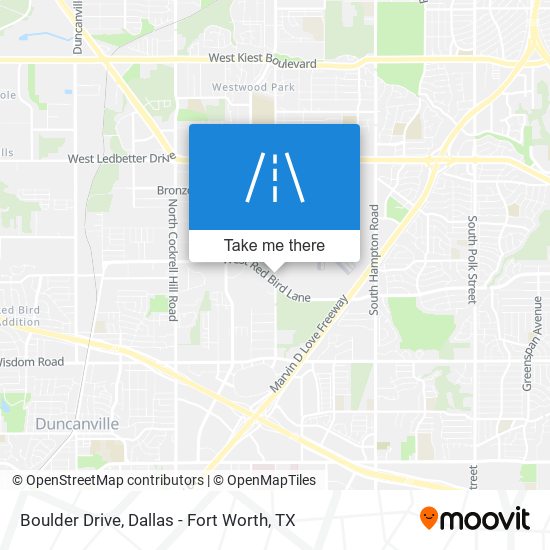 Boulder Drive map
