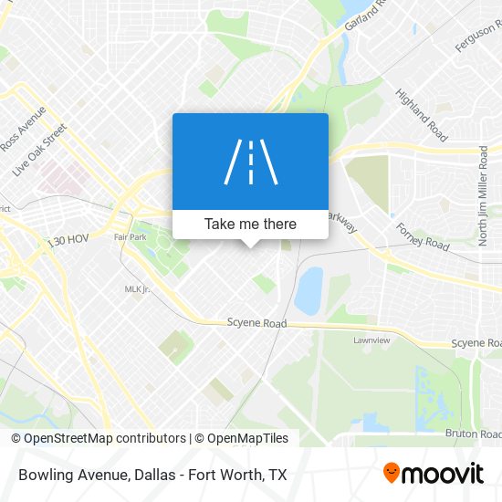 Bowling Avenue map
