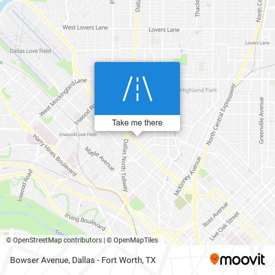 Bowser Avenue map