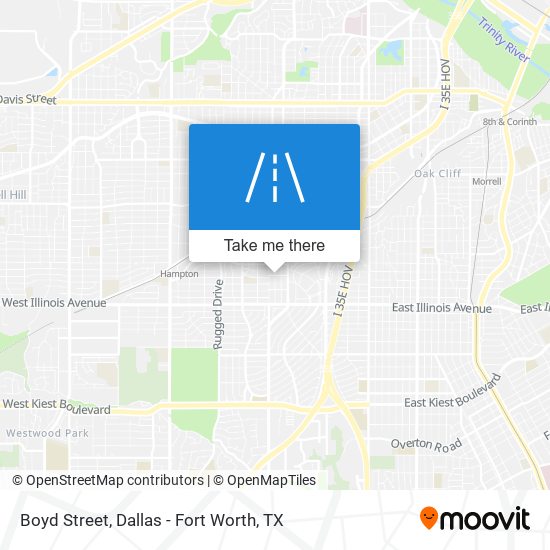Boyd Street map