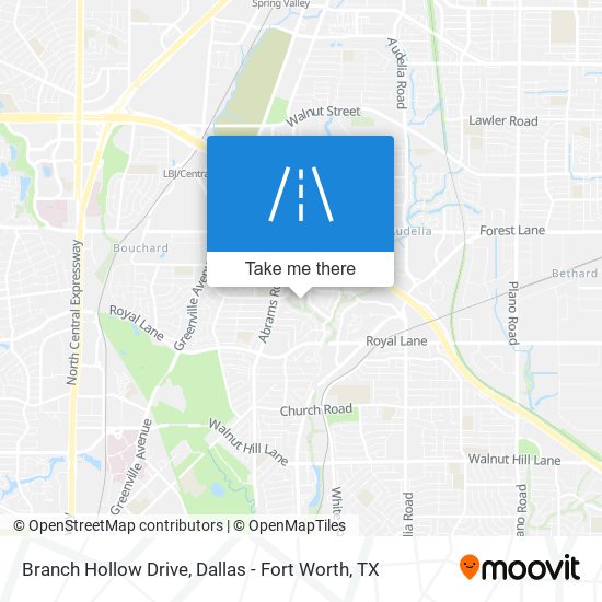 Mapa de Branch Hollow Drive