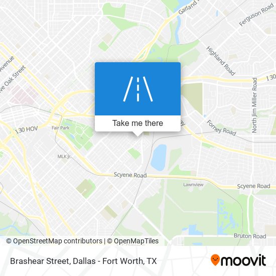 Brashear Street map