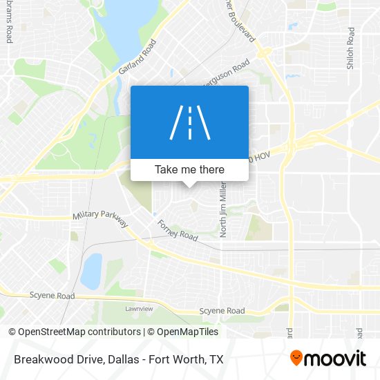 Breakwood Drive map