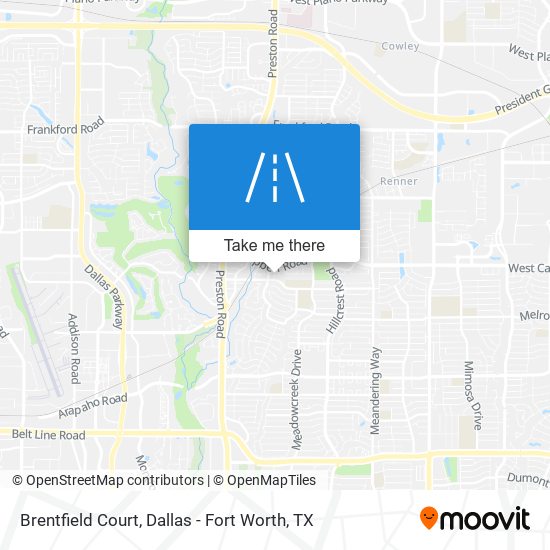 Mapa de Brentfield Court