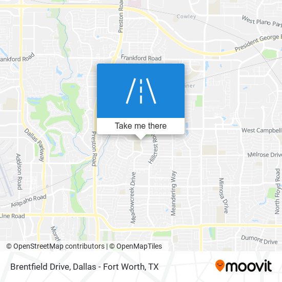 Brentfield Drive map