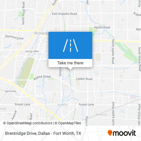 Brentridge Drive map