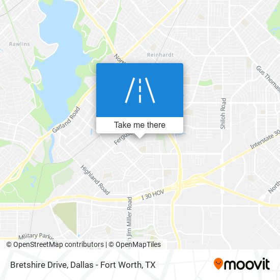 Bretshire Drive map