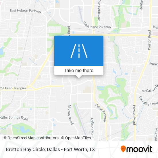 Mapa de Bretton Bay Circle