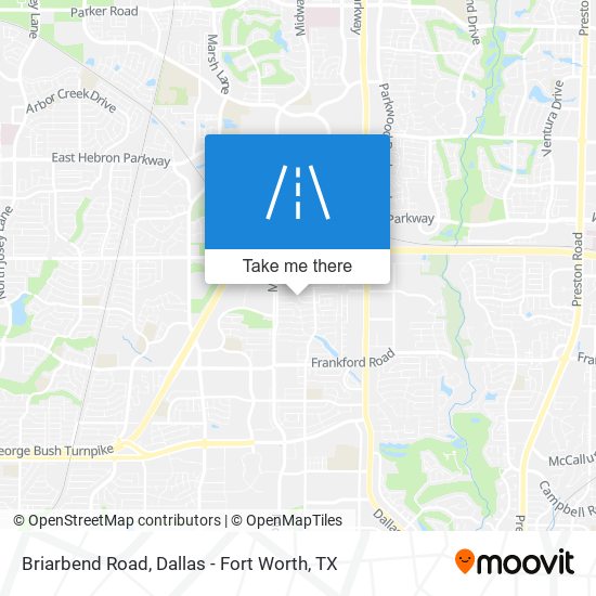 Mapa de Briarbend Road