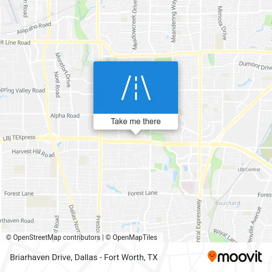 Briarhaven Drive map