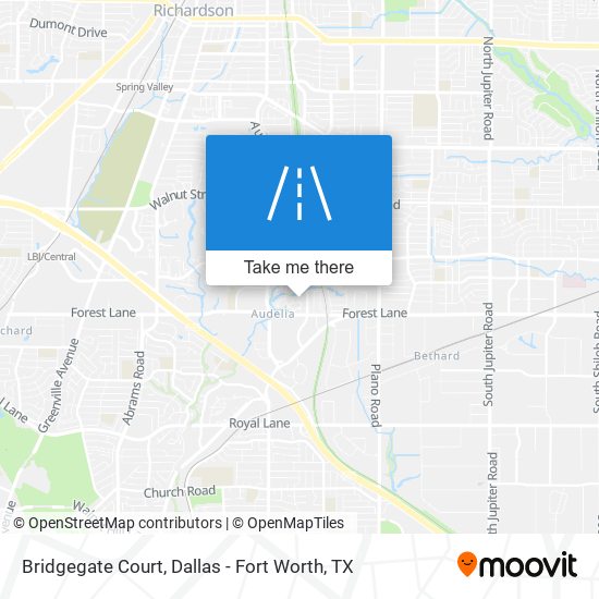 Mapa de Bridgegate Court