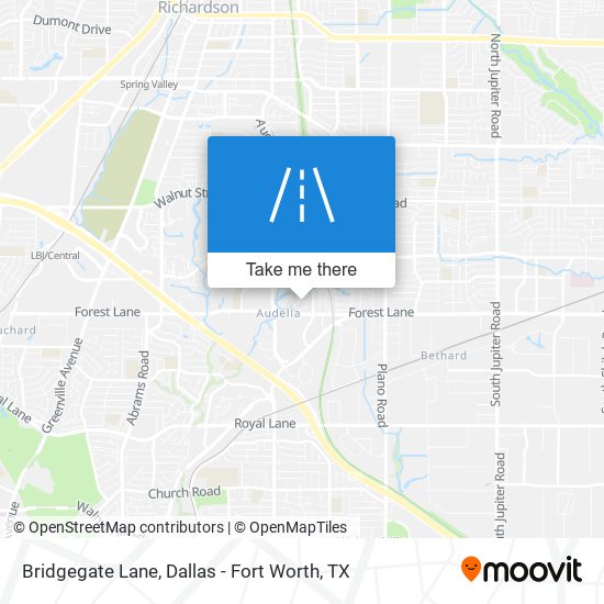 Bridgegate Lane map
