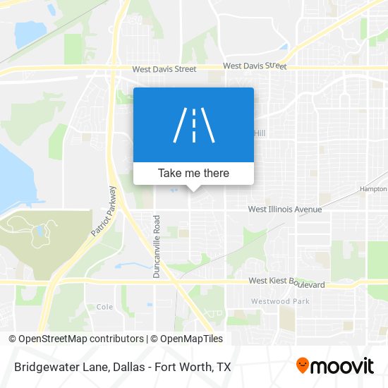 Mapa de Bridgewater Lane