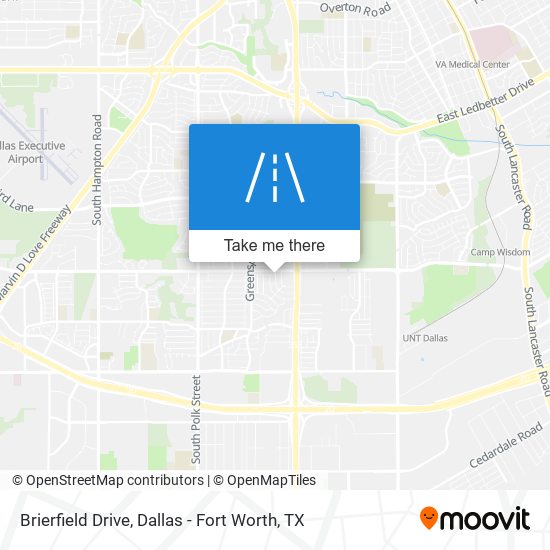 Brierfield Drive map