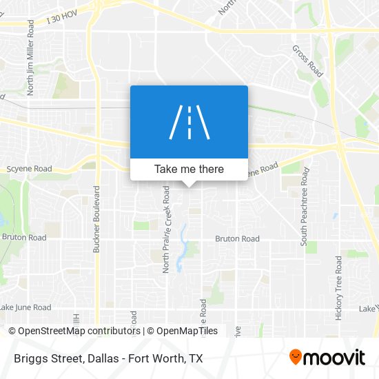 Briggs Street map