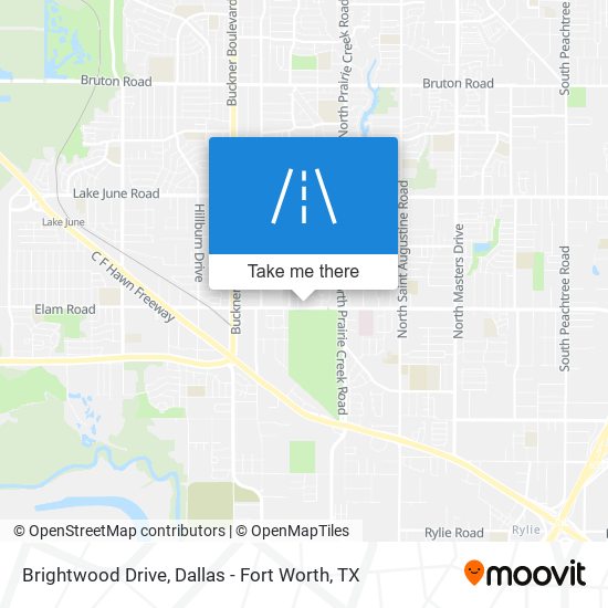 Brightwood Drive map