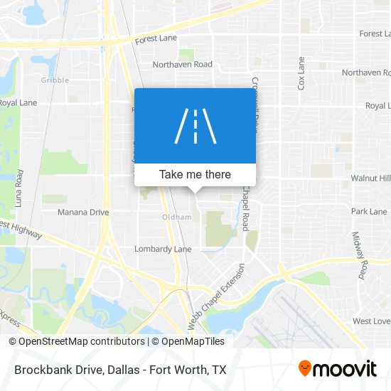 Mapa de Brockbank Drive