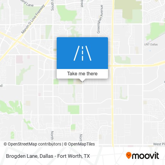 Mapa de Brogden Lane