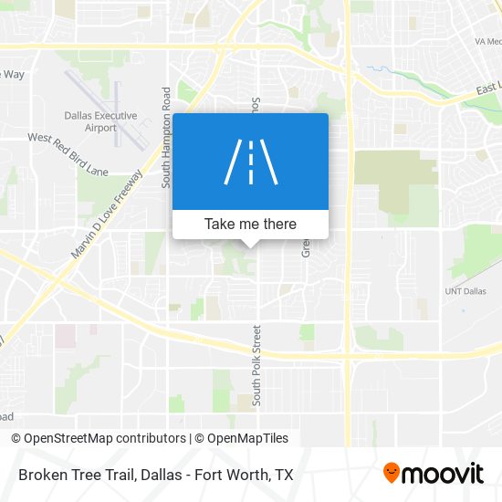 Broken Tree Trail map
