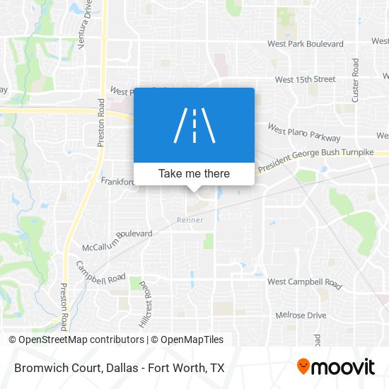 Bromwich Court map
