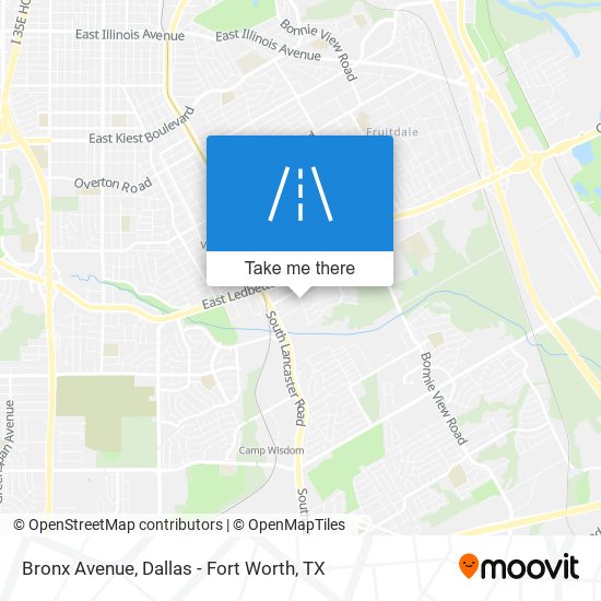Mapa de Bronx Avenue