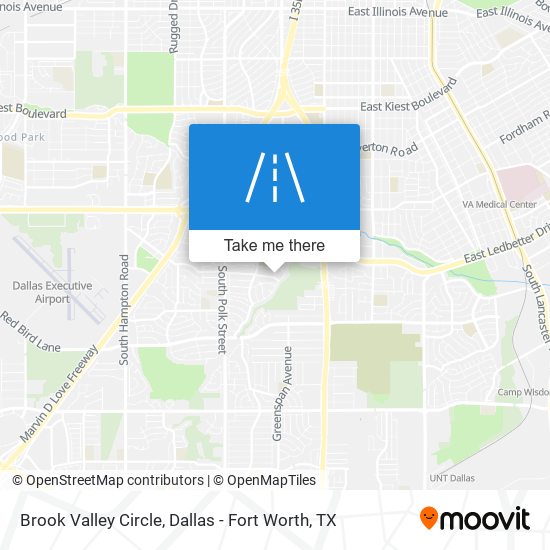 Brook Valley Circle map