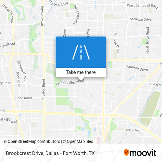 Brookcrest Drive map