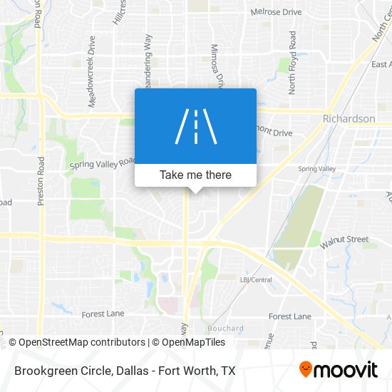 Brookgreen Circle map