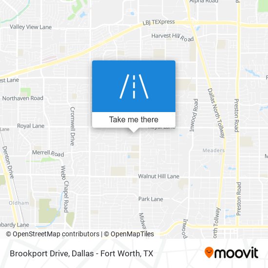 Brookport Drive map