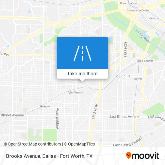 Brooks Avenue map