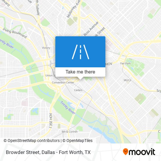 Browder Street map