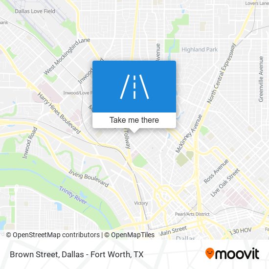 Mapa de Brown Street