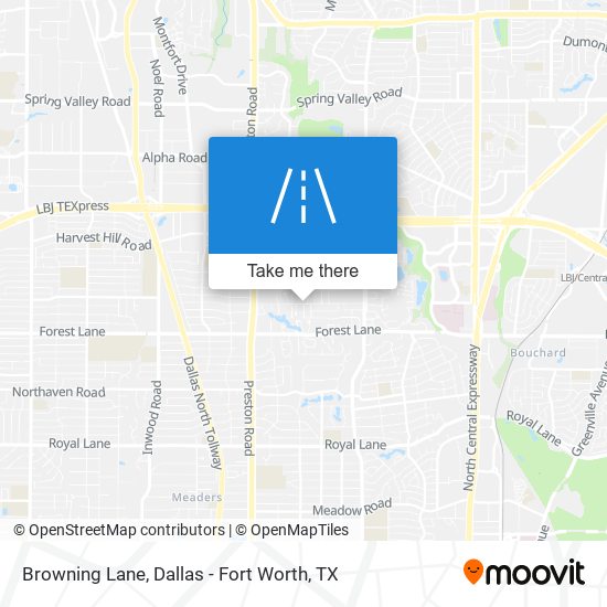 Browning Lane map