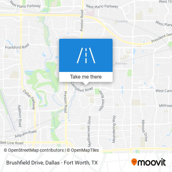 Brushfield Drive map