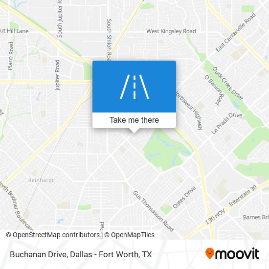 Buchanan Drive map