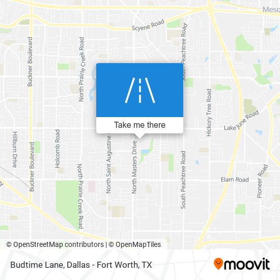 Mapa de Budtime Lane