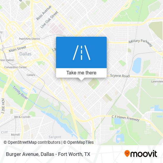 Burger Avenue map